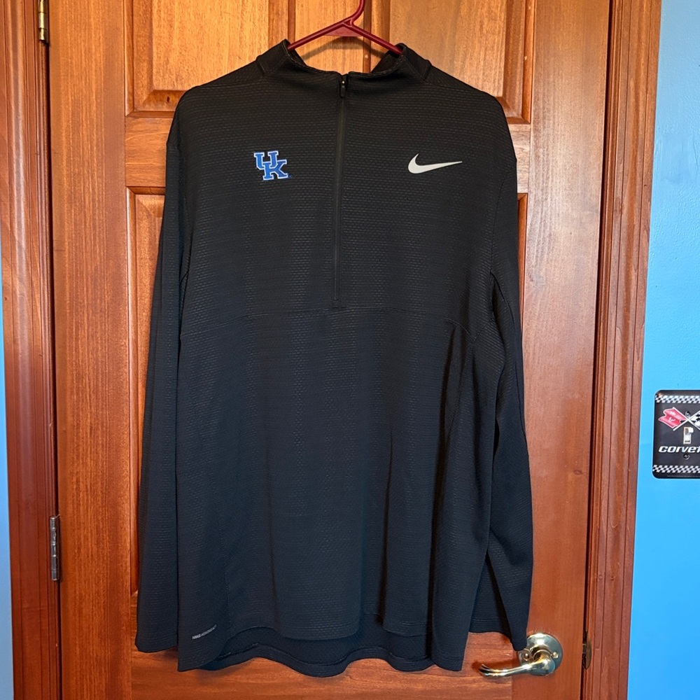 Nike Golf Aeroreact Quarter-Zip Pullover with University of Kentucky Logo